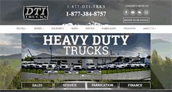 Desktop Screenshot of dtitrucks.com