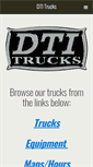 Mobile Screenshot of dtitrucks.com